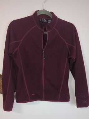 Outdoor Research Women's Burgundy Full-Zip Utility Jacket